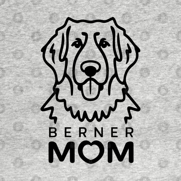 Berner Mom Line Art by y2klementine